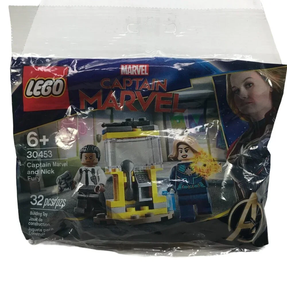 Lego Marvel Captain Marvel 32 Piece 30453 Captain Marvel & Nick Fury New